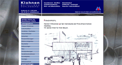 Desktop Screenshot of metallbau-klohnen.de